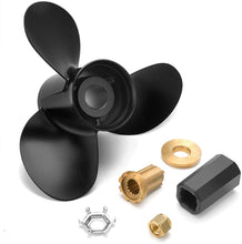 Load image into Gallery viewer, SPELAB 13 1/4 x17, 48-77344A45 (Hub Kits Included) Upgrade Aluminum Outboard Propeller fit for Mercury Engines 60 75 90 100 115 125HP Boat Motos, 15 Spline Tooth, RH-SPELAB