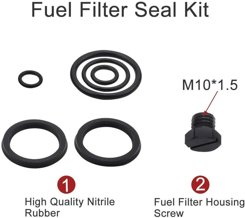 SPELAB Diesel Fuel Filter & Adapter Kit for 2001-2016 Chevy GMC Duramax 