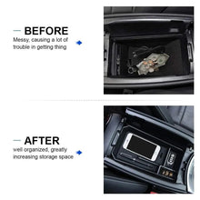 Load image into Gallery viewer, SPELAB 2015-2019 Mercedes Benz Console Car Central Armrest Storage Box Container Tray Organizer for Mercedes Benz C GLC Class W205-SPELAB