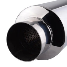 Load image into Gallery viewer, SPELAB 2&quot;/2.25&quot;/2.5&quot;/3.0&quot; Performance Exhaust Tip Muffler Outlet Stainless Steel Universal 13.8&quot; Length-SPELAB