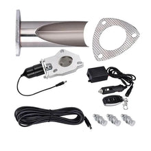 Load image into Gallery viewer, SPELAB 2.25 inch Remote Single DIY Fabricator Electric Exhaust Cutout Kit-SPELAB