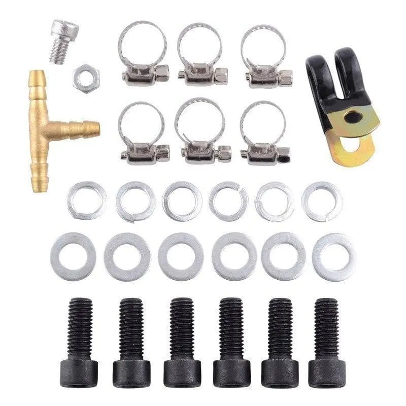 SPELAB 2.5 Inch Stainless Steel Exhaust Cutout Be-Cut Pipe Kit Dual-SPELAB