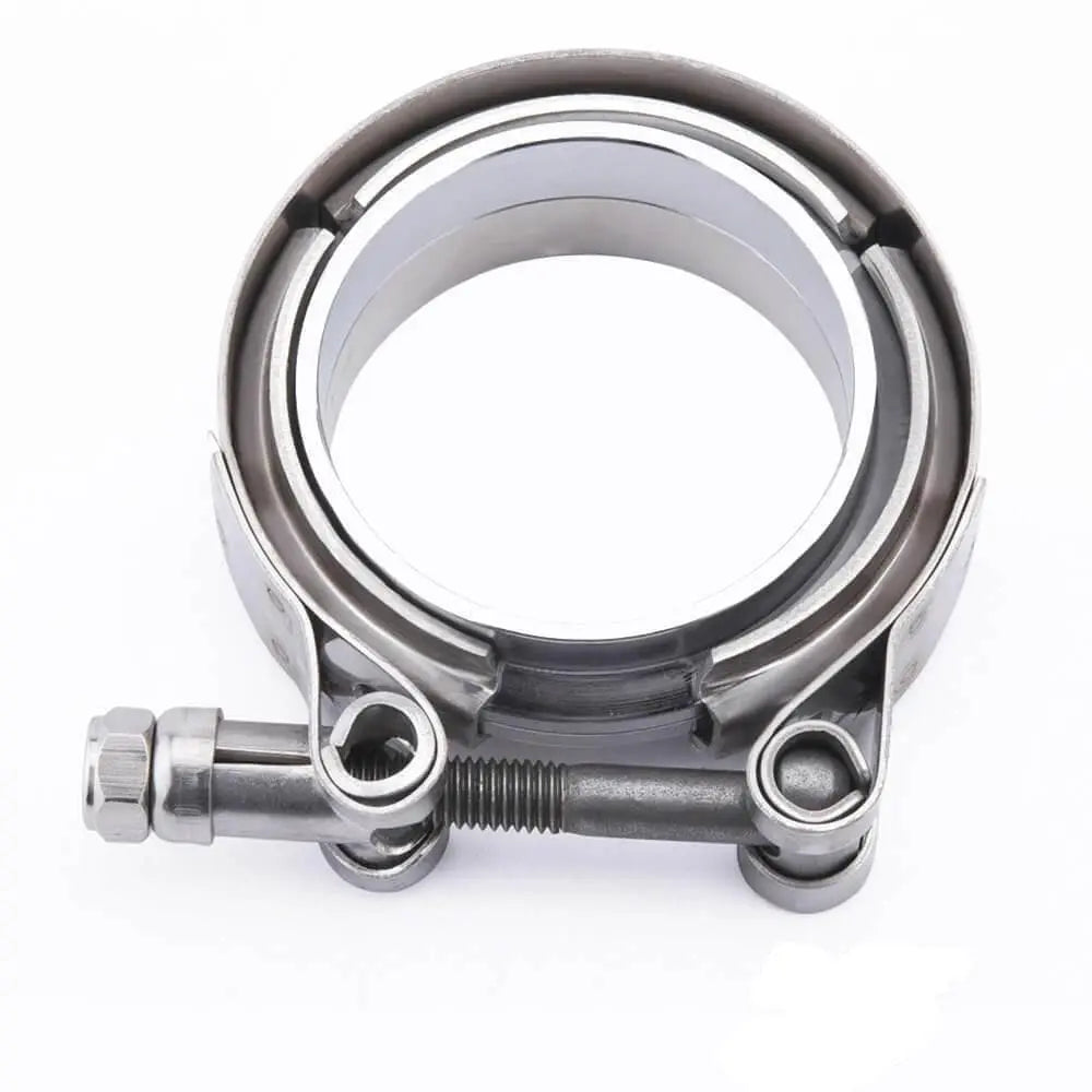 SPELAB 2.5 Inch Stainless Steel V-Band Clamp and Mild Steel Male/Female Interlocking Flanges-SPELAB