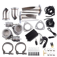 Load image into Gallery viewer, SPELAB 3 Inch Stainless Steel Dual Exhaust Cutout Be-Cut Pipe Kit-SPELAB