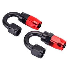 Load image into Gallery viewer, SPELAB 5 Meter Braided Oil Fuel line AN-6 Black w/ fittings hose kit Black Red-SPELAB