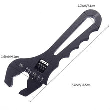Load image into Gallery viewer, SPELAB AN Hose Fitting Wrench Adjustable Spanner Lightweight Aluminum 3AN-16AN Adapters End-SPELAB