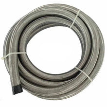 Load image into Gallery viewer, SPELAB AN6 Braided Stainless Steel Oil Fuel Hose Line Silver-SPELAB