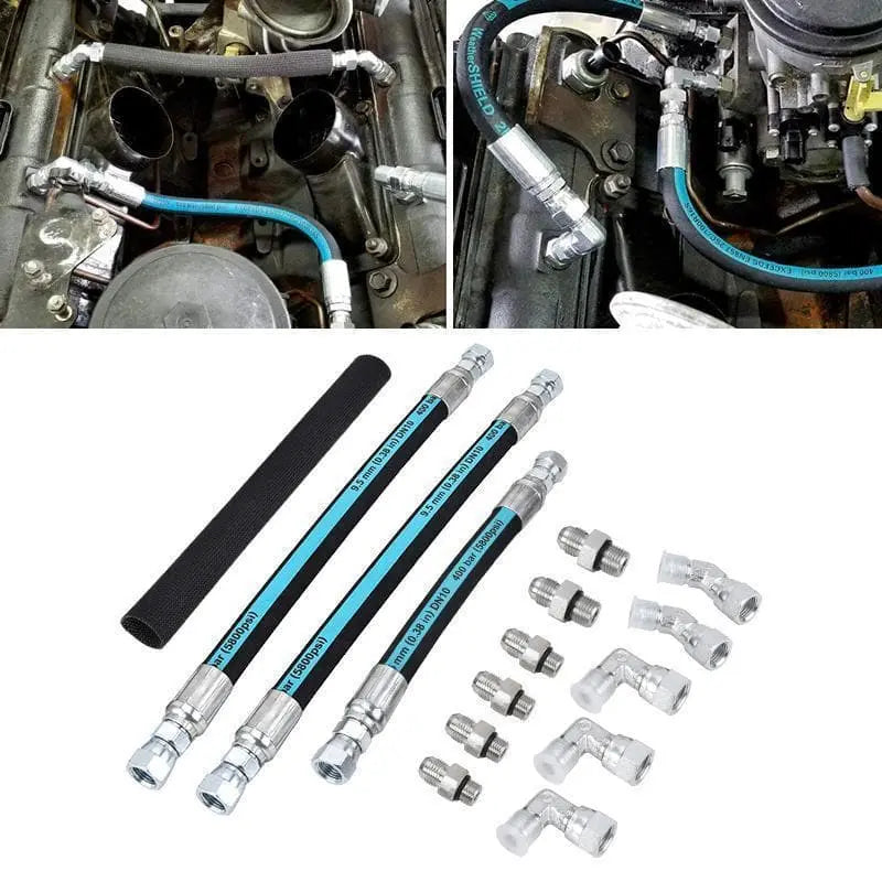 SPELAB High Pressure Oil Pump Lines Kit for 99-03 Ford Powerstroke 7.3L-SPELAB