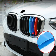 Load image into Gallery viewer, SPELAB M-Colored Stripe Grille Insert Trims Compatible with BMW 11-20 X3 X4 Standard Kidney Grille-SPELAB