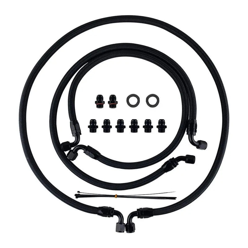 SPELAB transmission cooler line kit for 2006-2010 Chevrolet and GMC 6.6L Duramax LBZ and LMM