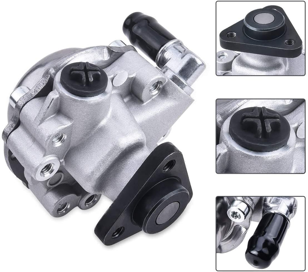 SPELAB Power Steering Pump with Pulley Compatible for BMW E46 323i 325i 328Ci 330i Replace # 553-58945