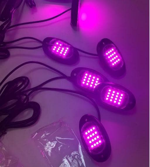 SPELAB RGB LED Rock Lights, 150 LEDs Multicolor Neon Underglow Waterpr