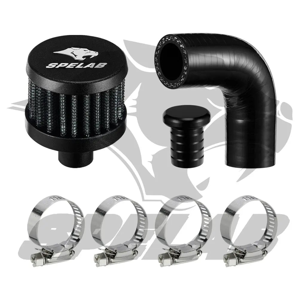 SPELAB 07-19 6.7L Cummins CCV PCV ReRoute Engine Ventilation Kit