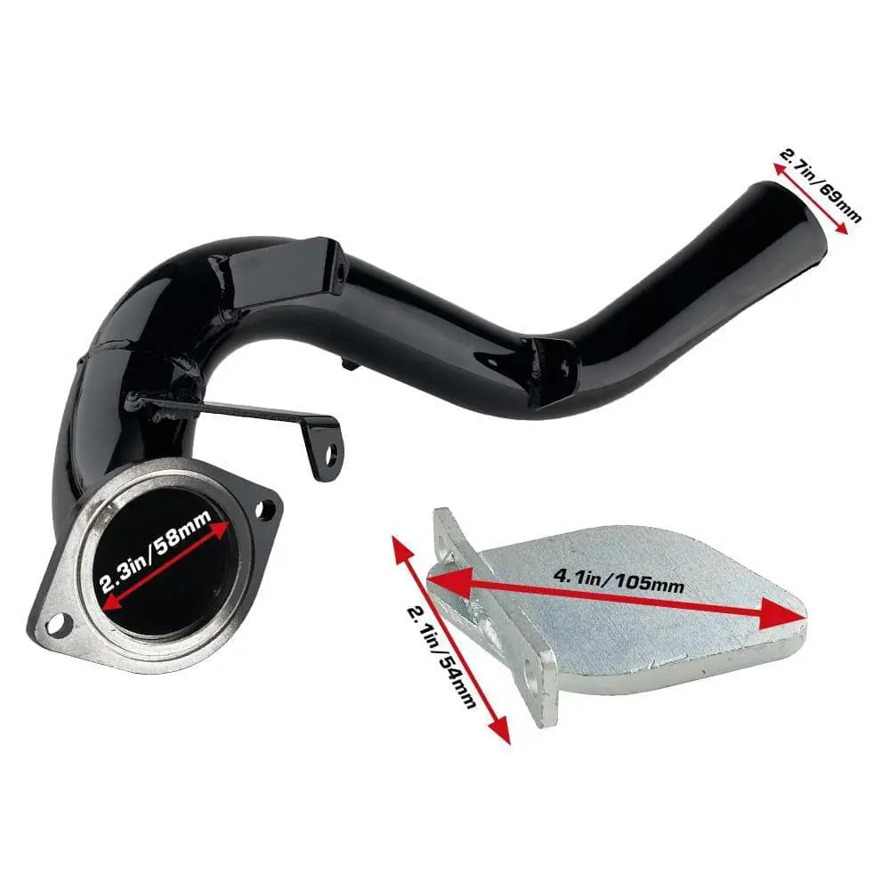 2007.5-2010 6.6L Duramax LMM EGR Delete Kit High Flow Intake Elbow Pipe Tube | SPELAB-13