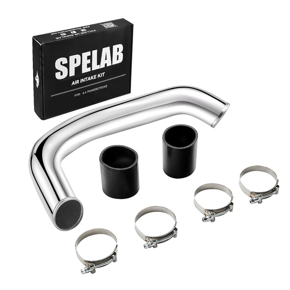 SPELAB Cold Side Intercooler Pipe Kit For 2008-2010 6.4 Powerstroke Diesel Ford F250 F350 F450 F550