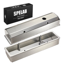 Load image into Gallery viewer, Valve Covers Aluminum For 1958-1986 Chevy SBC 283 302 305 327 350 383 400 | SPELAB