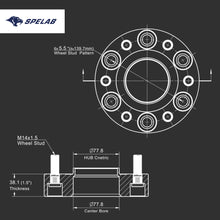 Load image into Gallery viewer, Wheel Spacers for 1994-2010 Dodge Ram 2500 3500 / 1967-2002 Ford 250 350 4PCS